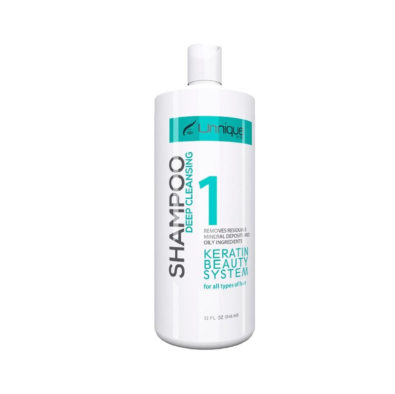 UNNIQUE Deep Cleansing Shampoo - Clarifying Formula for Hair Build-Up & Oil Removal | 32 Fl Oz