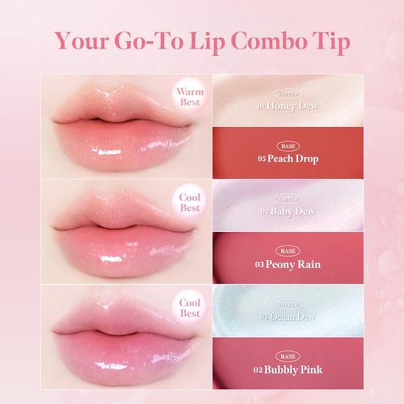 MILKTOUCH Dew Stain Sheer Lip Gloss Stocking Stuffers, Christmas Gifts (01 Morning Haze, 0.14 Fl Oz (Pack of 1))