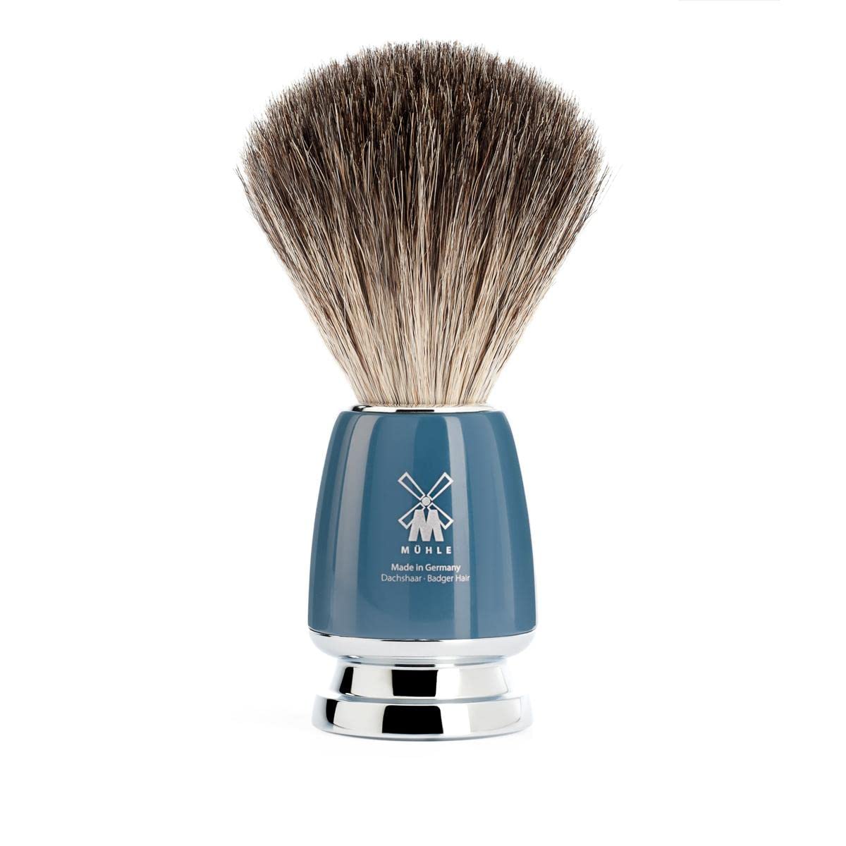 MÜHLE RYTMO 3-Piece Pure Badger 3-Blade Razor Modern Luxury Wet Shaving Set - Perfect for Every Day Use, Barbershop Quality Close Smooth Shave