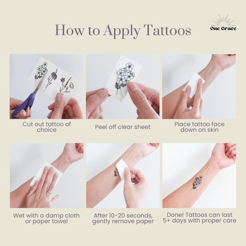 Half Arm Black Floral Temporary Tattoos for Adults - Long Lasting Realistic Tattoos for Women - Waterproof Large Flower and Rose Tattoos for Sleeve, Back, Legs