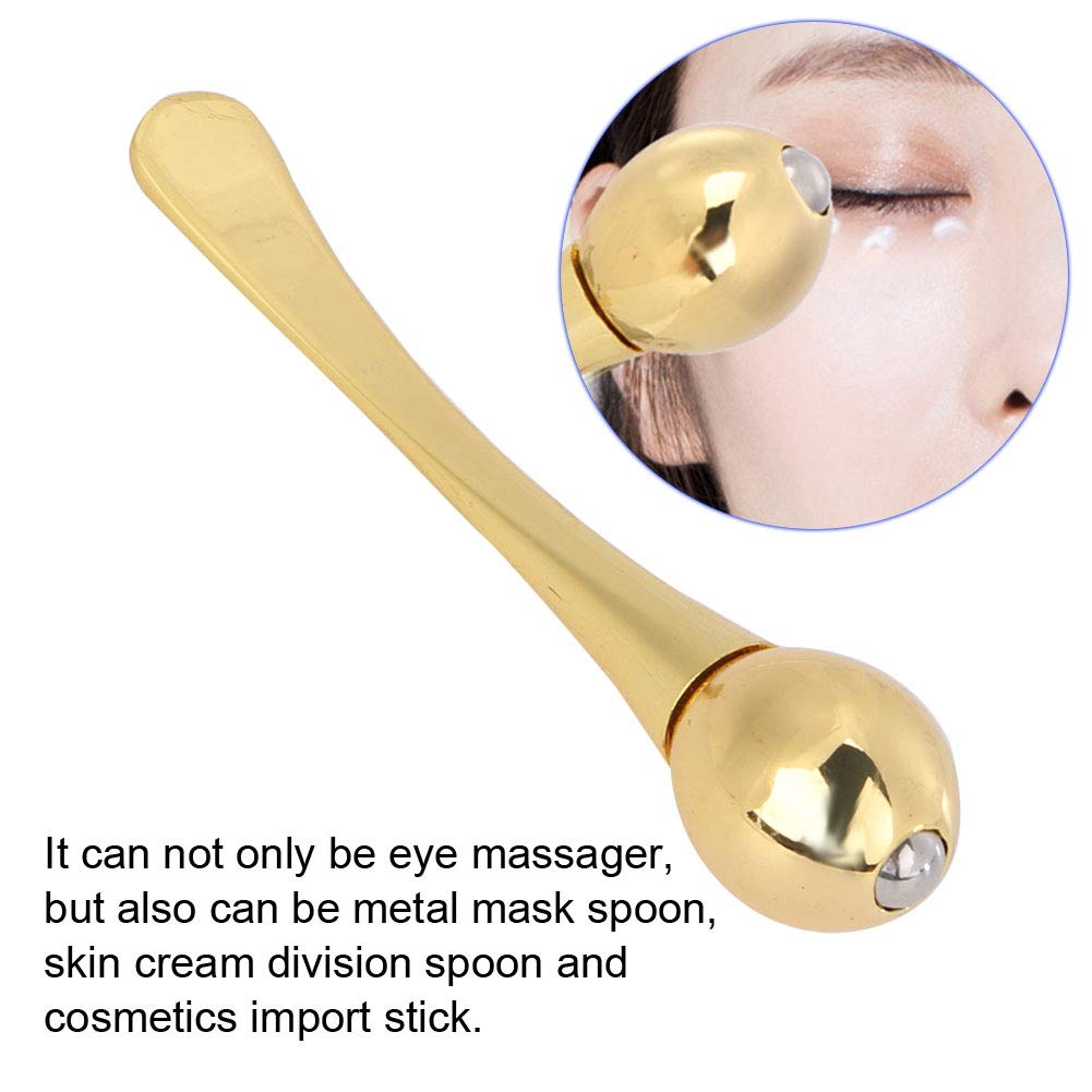 Yinhing Eye Massager Wand, Eye Cream Spoon Roller Wrinkle Remove Applicator Scoop for Anti-aging Dark Circle Reduce Puffiness and Fine Lines
