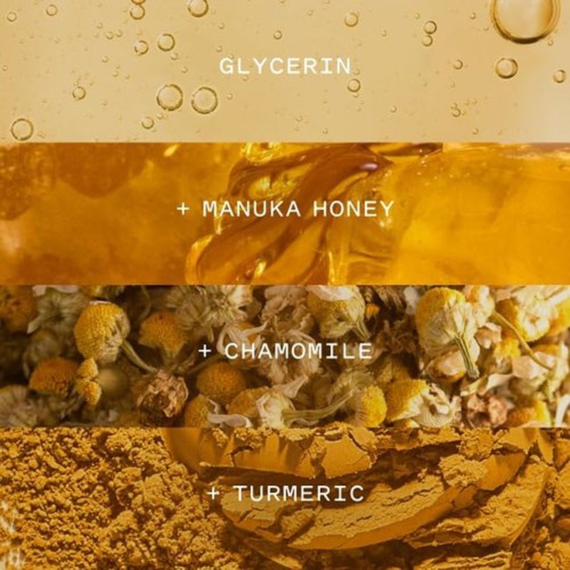 Keys Soulcare Golden Cleanser - Foaming Face Wash with Manuka Honey | Gently Removes Dirt & Makeup, Soothes Skin