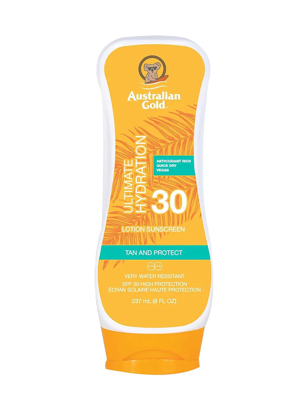 Australian Gold Sunscreen Lotion SPF 30, 8 Ounce | Moisture Max | Infused with Aloe Vera | Broad Spectrum | Water Resistant