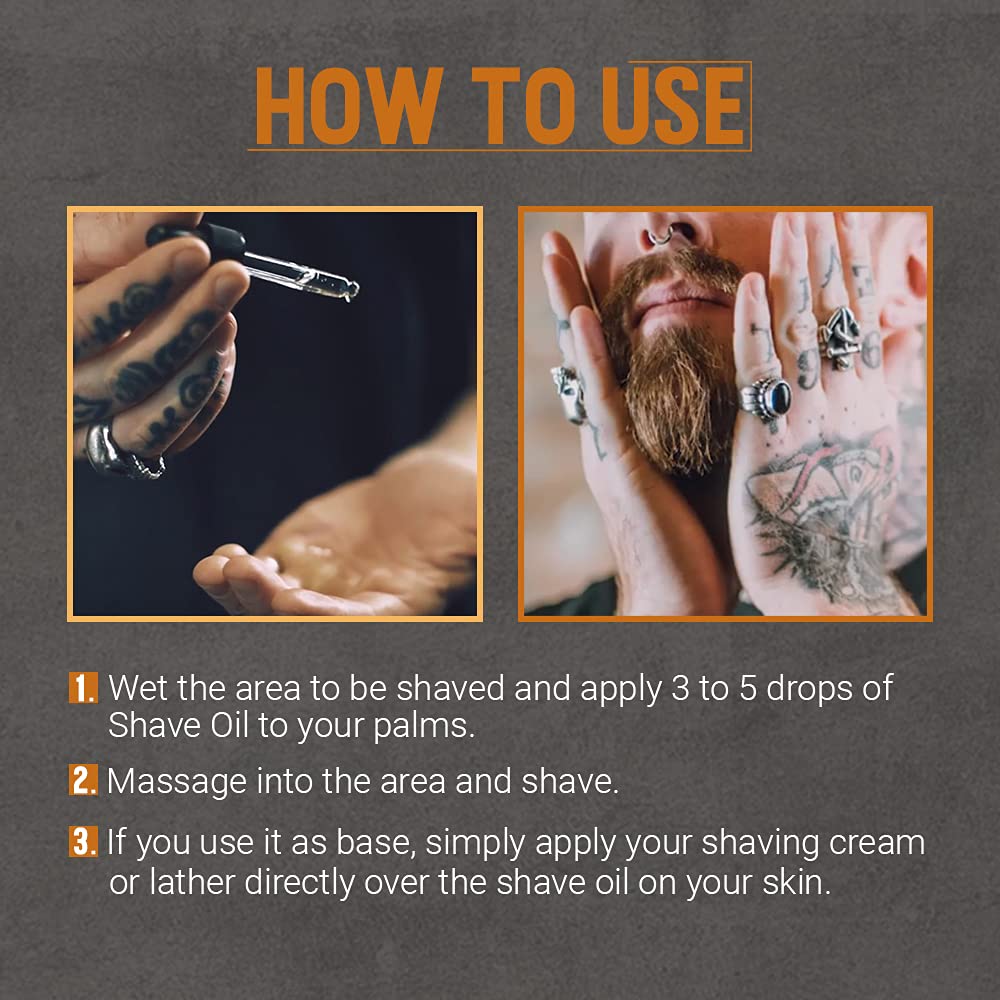 Woody's Shaving Essentials, Shave Oil for Men, Pre-Shave Base Oil Layer for Enhanced Shaving and Smoother Skin, 1 Fl Oz