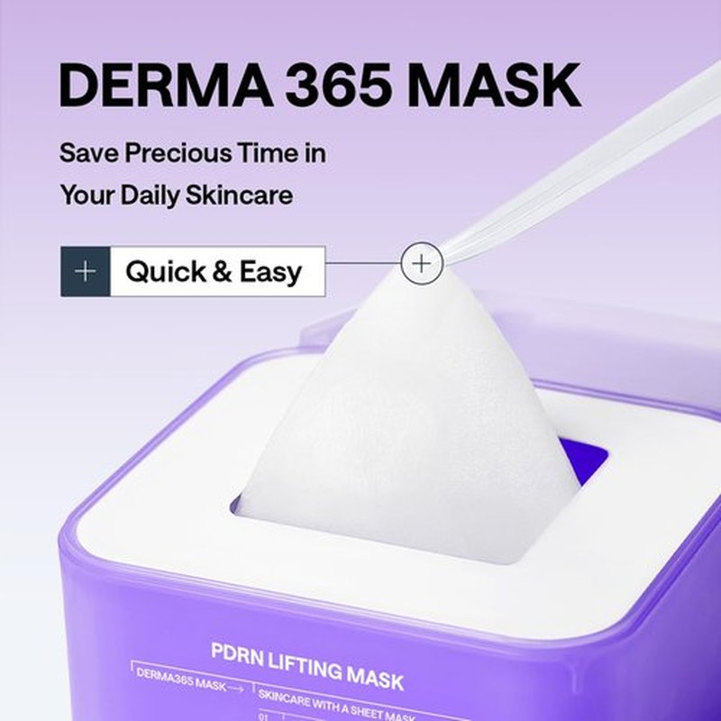 Mediheal Derma 365 Daily Mask - Hyaluronic Acid & Squalane for Deep Moisturization | 30 Sheets