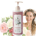 Demiki Japanese Shampoo for Women - Anti-Dandruff & Clarifying Formula, Sulfate-Free, 450ml | Rose Scent