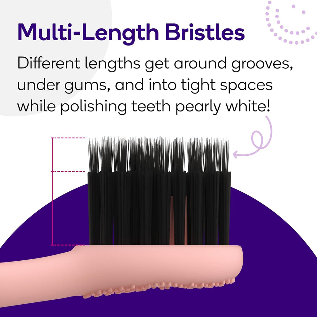 BURST Genuine Replacement Heads for Original Sonic Toothbrush (Rose Gold)
