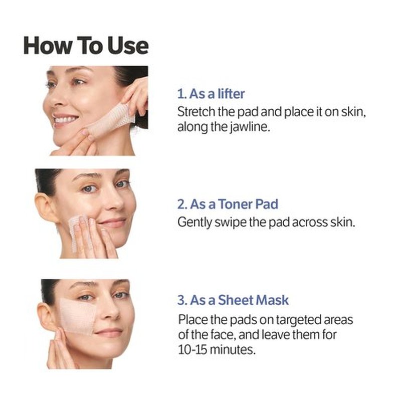 SUNGBOON EDITOR Deep Collagen Retinol Power Boosting Pads | Deep Hydration, Skin Elasticity Care for Dry Skin, Fine Lines | Korean Moisturizer, Korean Skincare, Toner Pads – 100 Count