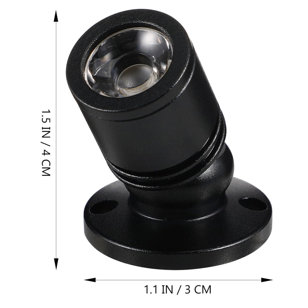 Uonlytech Small LED Spotlight Jewelry Showcase Small LED Spot Light USB- Powered Spotlight for Jewelry, White Light