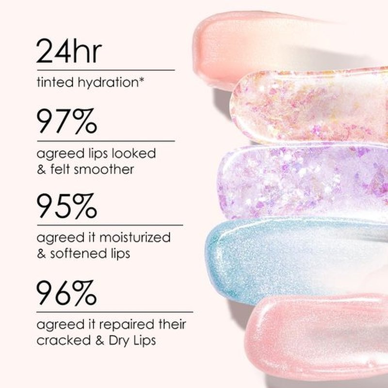 CATKIN Tinted Lip Balm - Ultra Hydrating Color Changing Lipstick with Vitamin E | 0.12 oz C04 Rainbow