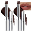 Wugbc 2 PCS Tinted Lip Balm Hydrating Sheer Natural Glossy Lip Care Balm for Repairing Dry Lips Lightweight Black Candy Color Non-Sticky Lipstick Makeup for All Skin Tones