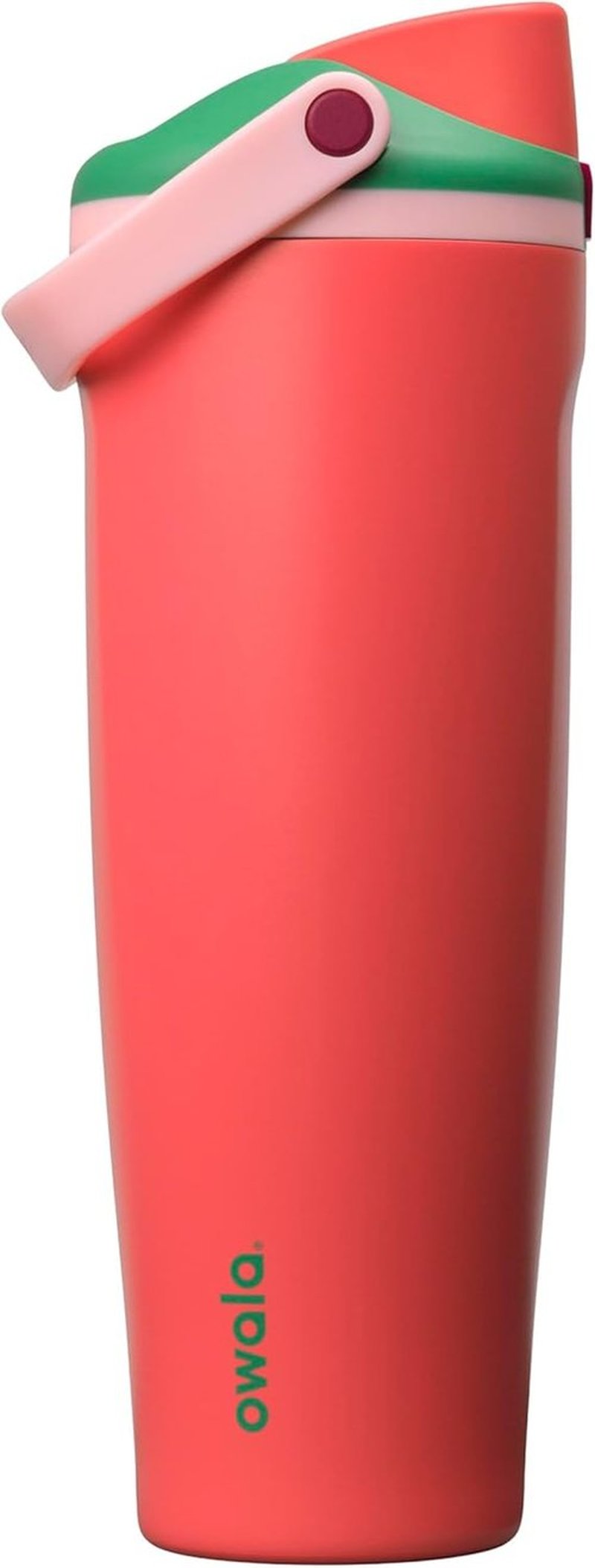 Owala FreeSip 40oz Insulated Stainless Steel Water Bottle - Two-Way Spout & Built-In Straw, Leak Proof, Strawberry Fields