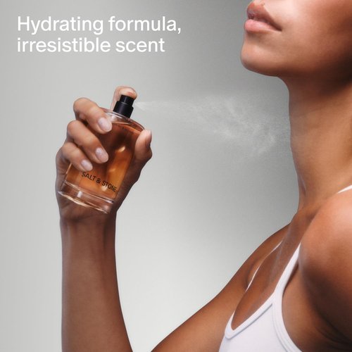 Salt & Stone Body Mist - Santal & Vetiver | Hydrating Hair & Body Spray | Vegan & Cruelty-Free, 3.4 fl oz