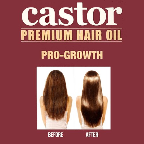 Hair Chemist Pro-Growth Natural Castor Hair Oil, Large 12 oz. - Strengthening & Growth Stimulator for Hair Growth