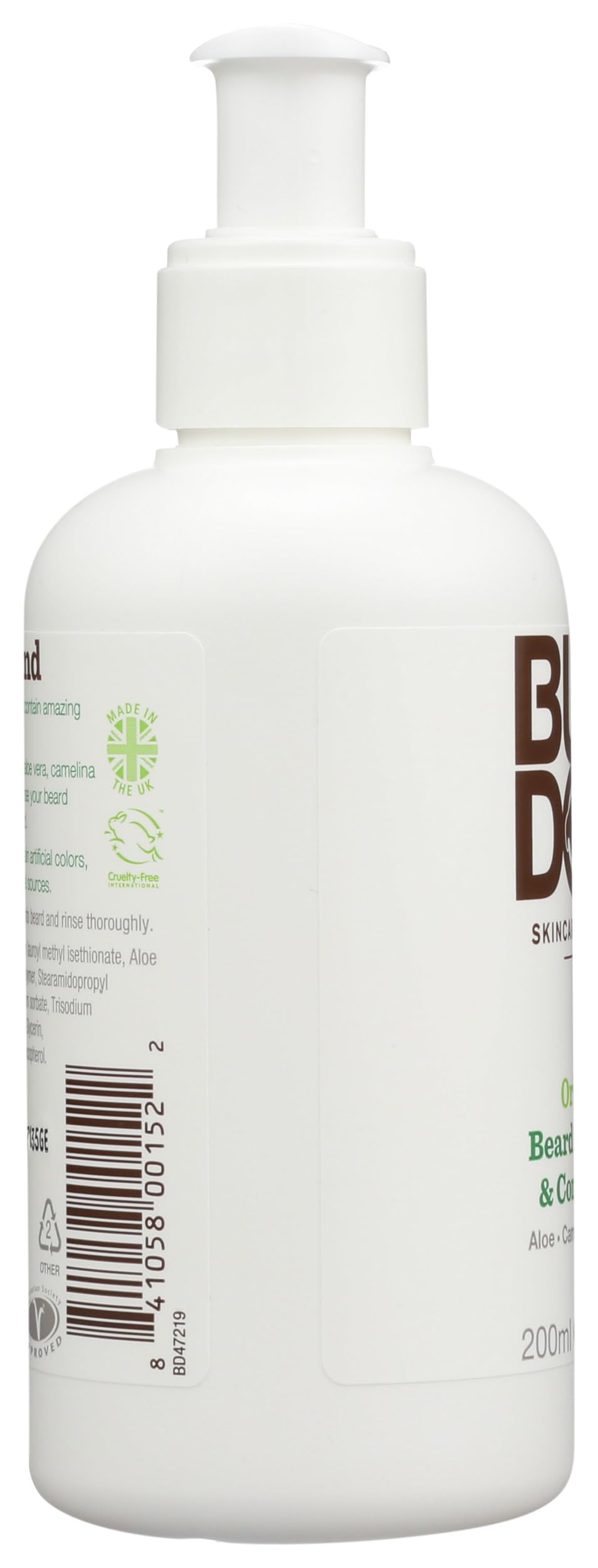 Bulldog Mens Skincare and Grooming Original Beard Shampoo and Conditioner, 6.7 Ounce