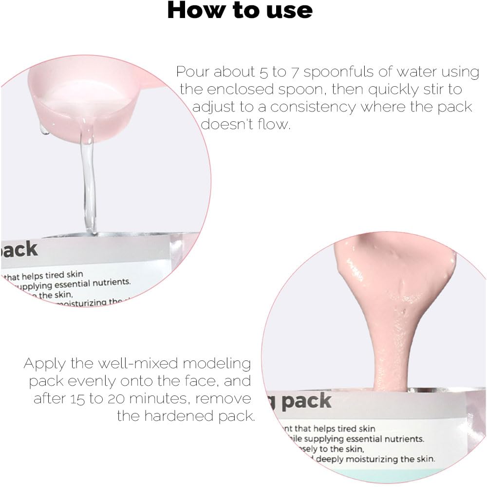 PRETTYSKIN Korean Modeling Mask Pack with Spatula (Pack of 2) (Vitamin)