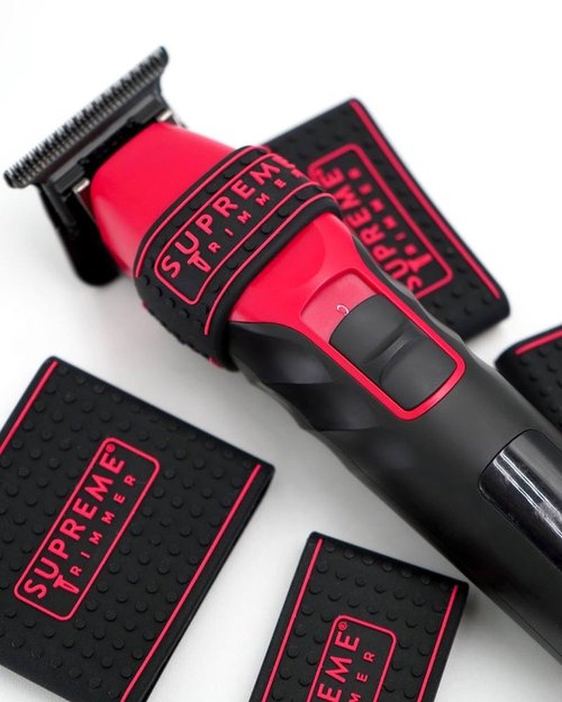 Supreme Trimmer SGR55 Professional Barber Grippers | 5 Piece Non-Slip Clipper Grips, Barber Sleeve for Hair Clipper | Black