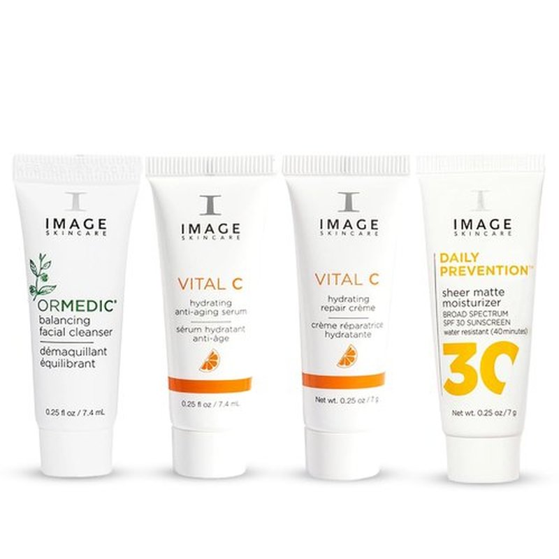 IMAGE Skincare - Five Star Favorites Introductory Skin Care Set | 4-Step Regimen for Brighter, Healthier Skin - Travel Size