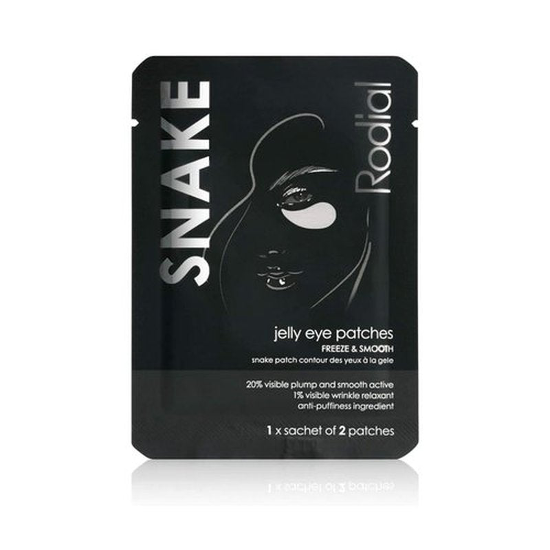 Rodial Snake Jelly Eye Patches - Rejuvenate and Firm Under Eyes | Anti-Puffiness Formula, 1 Sachet