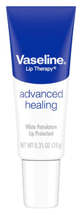 Vaseline Lip Therapy Lip Balm Tube, Advanced Healing Lip Protectant, 0.35 OZ