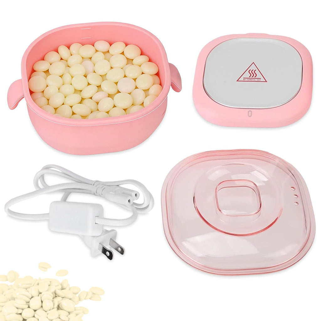 Wax Heater, US Plug 110-120V 100W Electric Hot Wax Warmer Machine, 400ml Silicone Silicone Pot Liner Melting Waxer for Hair Removal
