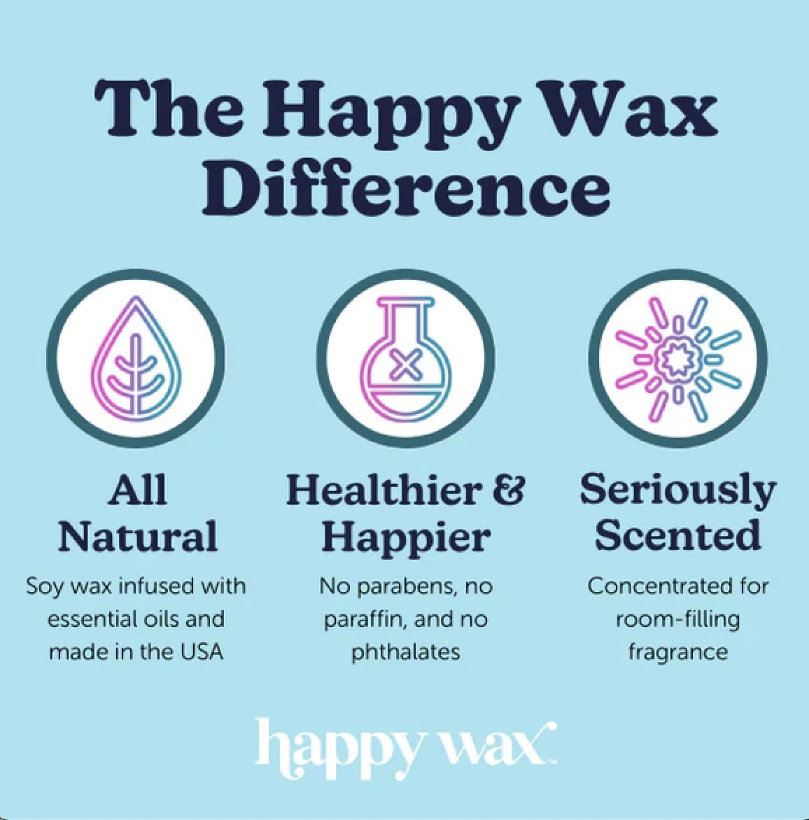 Happy Wax Black Reusable Silicone Wax Warmer Liner Signature, Mod, and Himalayan Wax Melters - No Mess, No Scrape Way to Remove Scented Wax - Long Lasting and Reusable Silicone