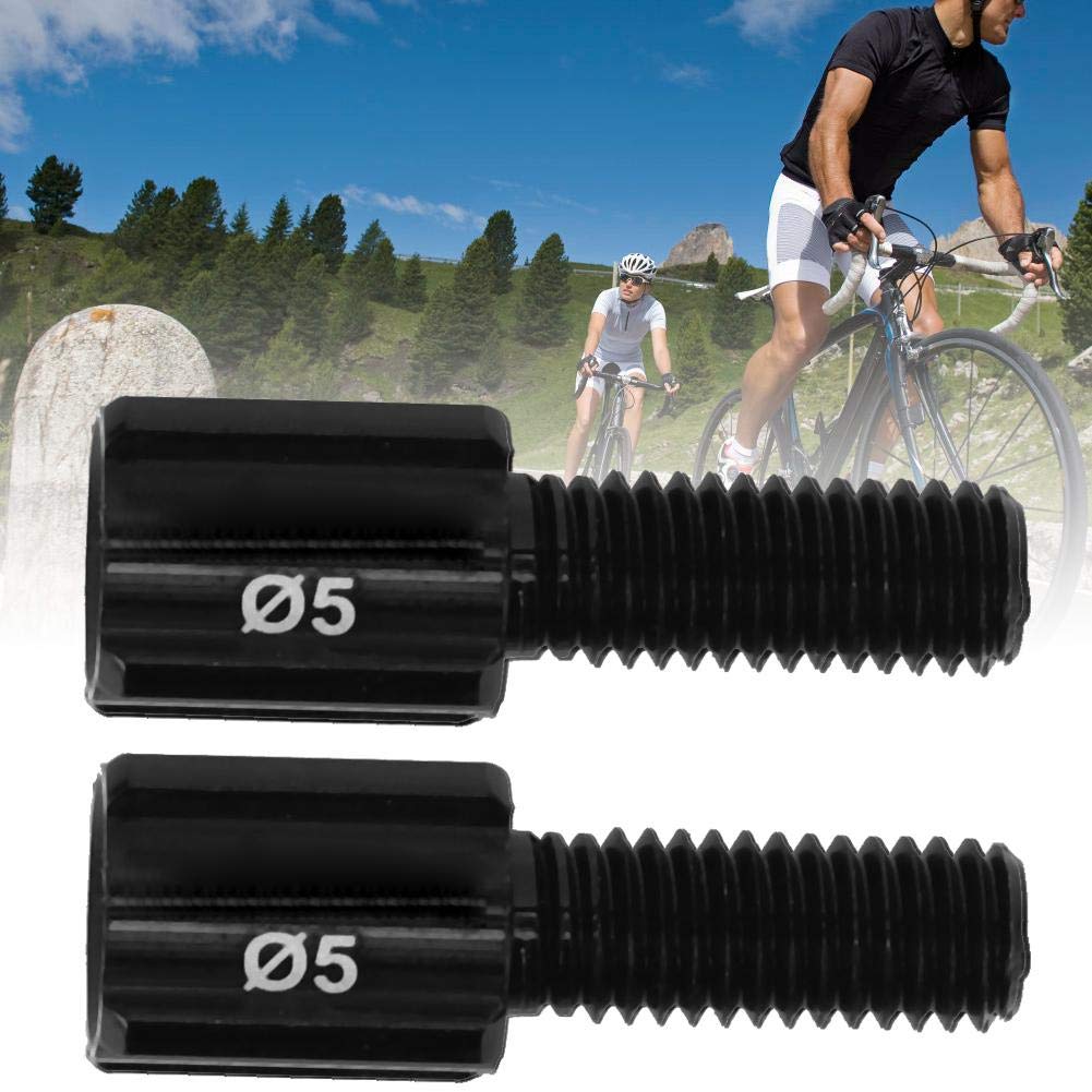 10PCS Cycles Brake Part Lever Rear Derailleur Brake Cable Line Thumb Shifter Screw Lever Adjusting Barrel(RC122-M5) Cable Adjuster