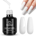 Beetles White Gel Nail Polish - 15ml Soak Off UV Gel for French Nail Art | Perfect for DIY Manicures