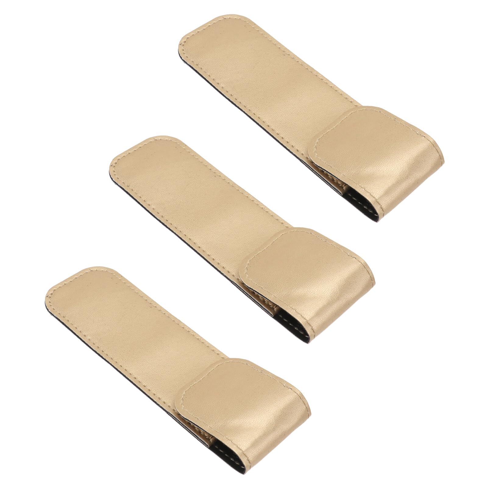Beaupretty Pu Leather Tweezer Protective Case for Eyelash Grafting Shockproof Travel Storage Sleeve with Smooth Surface Lightweight 5.70X1.69X0.19In Portable Eyelash Tweezers Cover