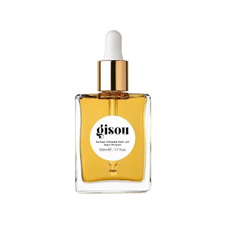 Gisou Honey Infused Hair Oil - Hydrating Frizz Control Treatment with Mirsalehi Honey | 1.7 Fl Oz