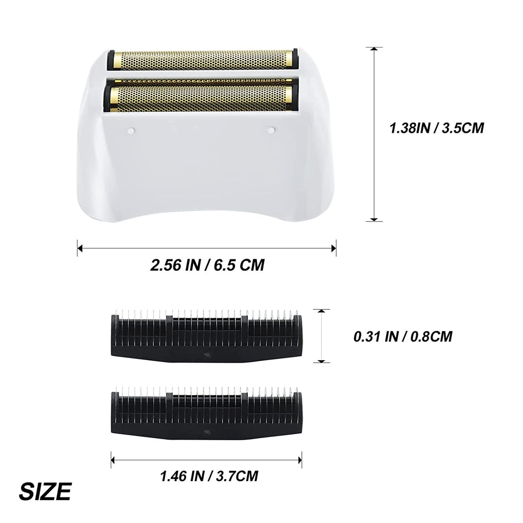 Pro Shaver Replacement Foil and Cutters Compatible With Andis #17155 & #17150#17200 Shaver Pro Foil (andis-sliver-3packs)