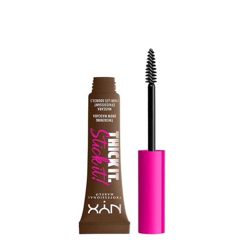 NYX PROFESSIONAL MAKEUP Thick It Stick It Brow Mascara - Thickening Eyebrow Gel in Brunette
