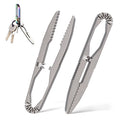 Fortedgear Titanium Precision Tweezers - High-Accuracy, Anti-Slip Design, Multi-Purpose EDC Tool for Outdoor, Camping, Repair, Gardening, and More