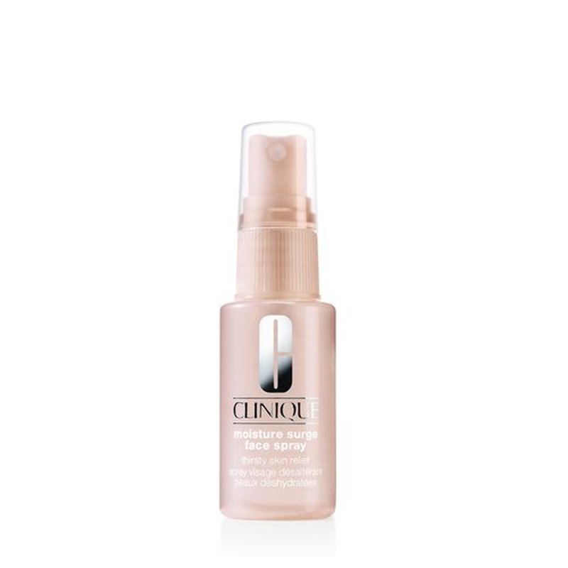 Clinique Moisture Surge Oil Free Face Spray Thirsty Skin Relief For Very Dry to Oily Combination Skin Types | Hydrating + Softening, 1 Fl Oz