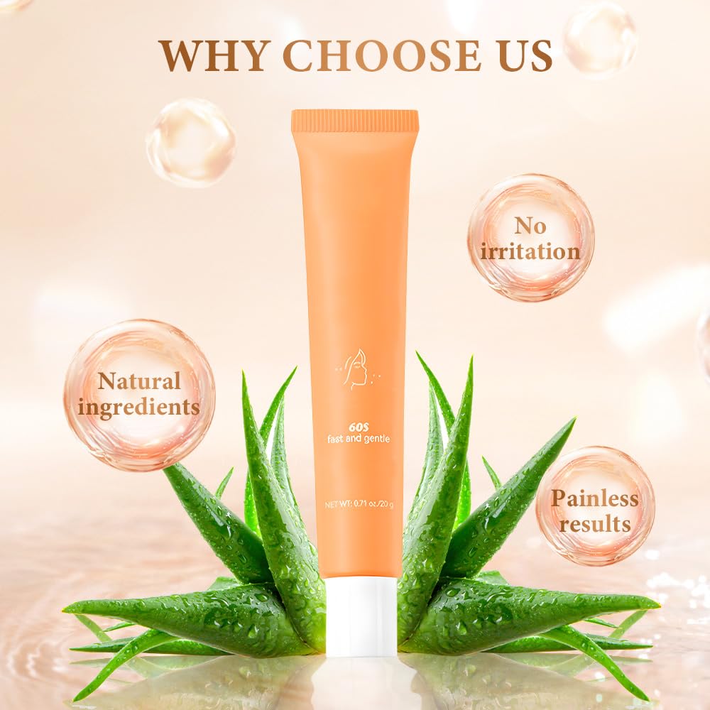 Facial Hair Removal Cream for Women, 2026 New Gentle Face Facial Hair Removal Cream for Women, Effective Hairs Removers for Face Hairs Removing (1, 0.71oz / 20 g)