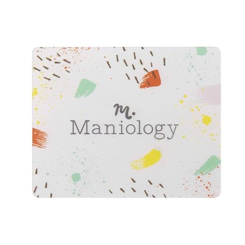 Maniology Mini Dual-Ended Clear Nail Stamper with Scraper Card | Transparent Silicone Stamper for Precise Nail Design Placement – Essential Nail Art Stamping Tool