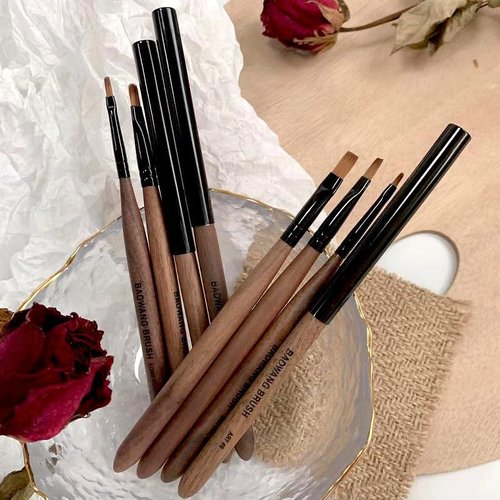 Professional Nail Art Brushes Liner Pens, Thin Detail Nail Art Design Painting Brush Gel Nail Brushes Used for Nail Decoration and Detail Painting Brush