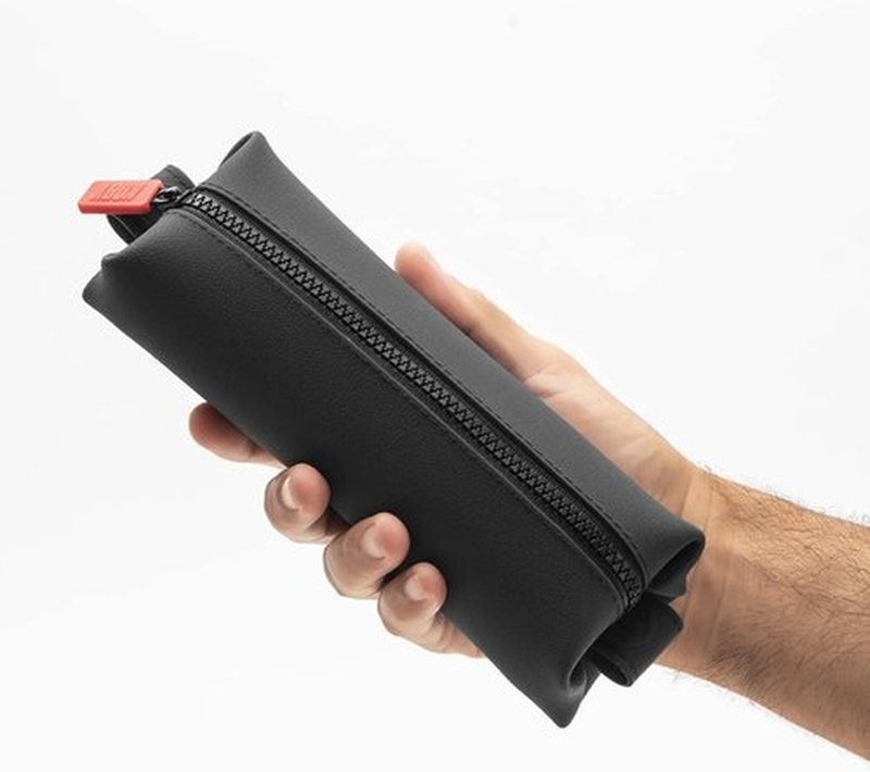 TOOLETRIES Koby Mini Kit - Silicone Toiletry Organizer with Heavy-Duty Zipper | Leak-Resistant, Easy to Clean - Charcoal