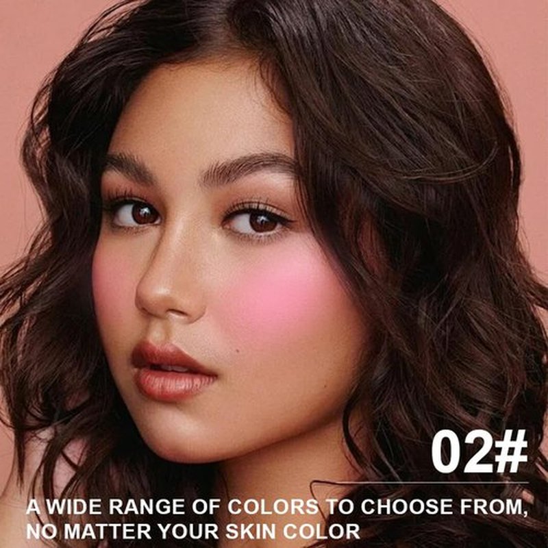Regine Switzerland Matte Powder Blush - Long-Lasting Natural Cheek Color, Lightweight & Vegan | #02 Petals Pink