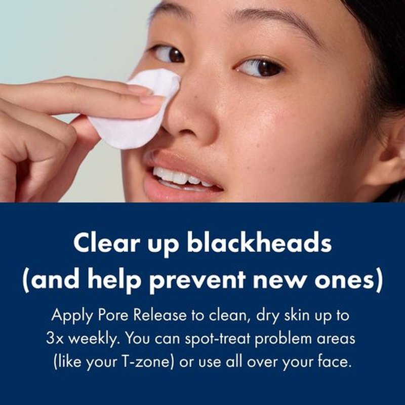 Hero Cosmetics Pore Release Blackhead Clearing Solution, Exfoliating 2% Salicylic Acid Toner Featuring AHA and PHA, Blackhead Remover Toner, 100 ml