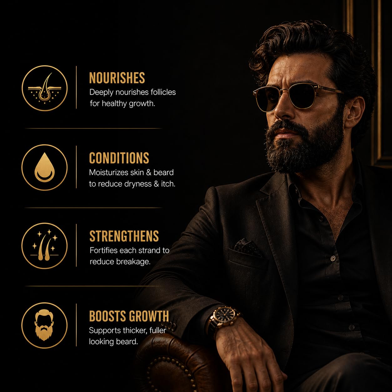 Frank SCENTS 2oz Avintus | Scented Beard Oils For All Men, Growth and Conditioner | Dry Flaky Dandruff skin | Oily Skin | 11 Natural Anti-Aging Oils