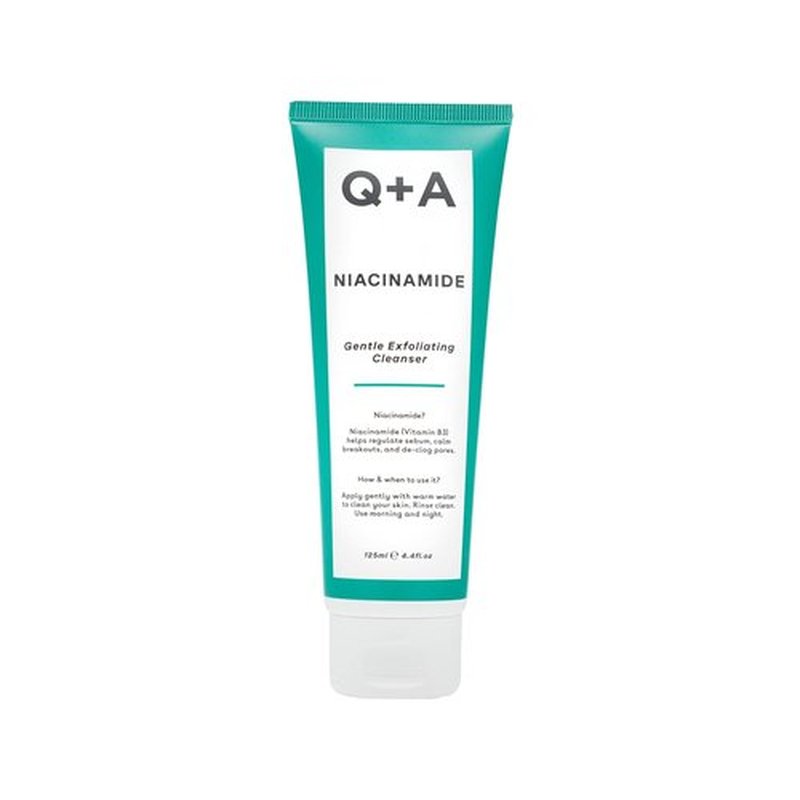 Q+A Niacinamide Gentle Exfoliating Cleanser - 125ml | Brighten & Smooth Skin