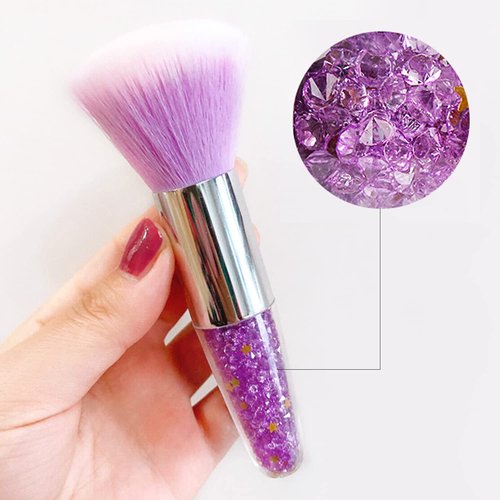 DANNEASY 3pcs Nail Dust Brush Nail Brushes for Cleaning Dust Nail Powder Brush Nail Duster Large Makeup Blush Brush Nail Art Brush Set Nail Art Tools