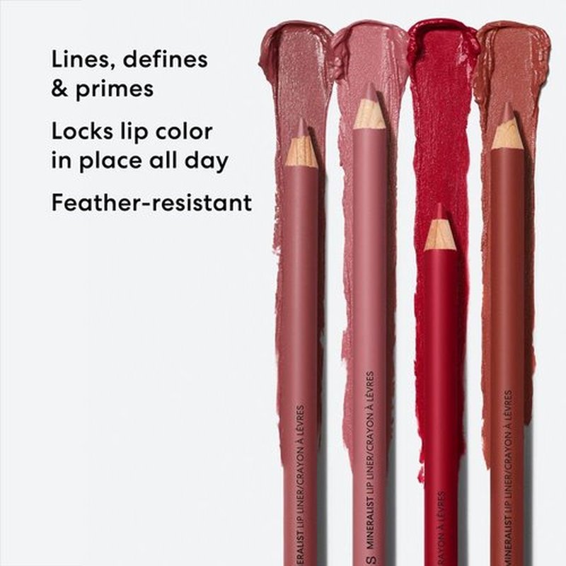bareMinerals Mineralist Lip Liner - Creamy, Pigmented Formula for All-Day Wear | Vegan & Natural Ingredients