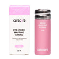 Curacoro Brow Mapping String, 30m Pre-Inked Professional Eyebrow Thread for Microblading & PMU, Bamboo Charcoal Mapping String for Eyebrow Shaping (Pink)