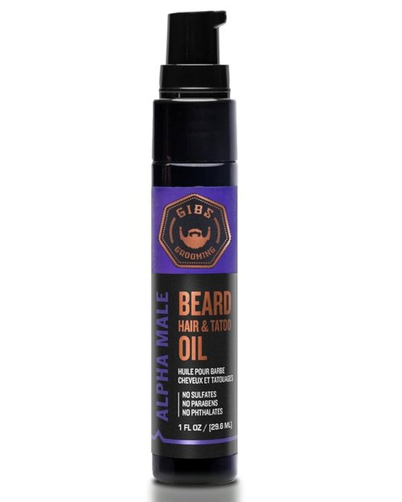 GIBS Beard Oil - Softens & Strengthens Beard Growth, Moisturizes Skin | 4 Scents, 2 Sizes