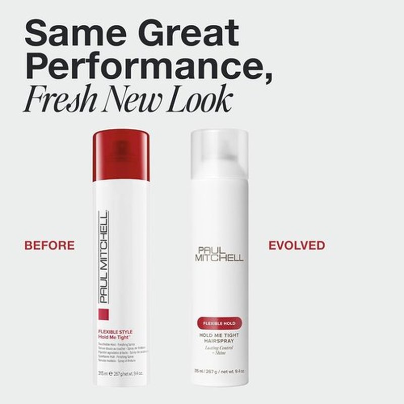 Paul Mitchell Hold Me Tight Hairspray - Flexible Hold & Lasting Shine for All Hair Types