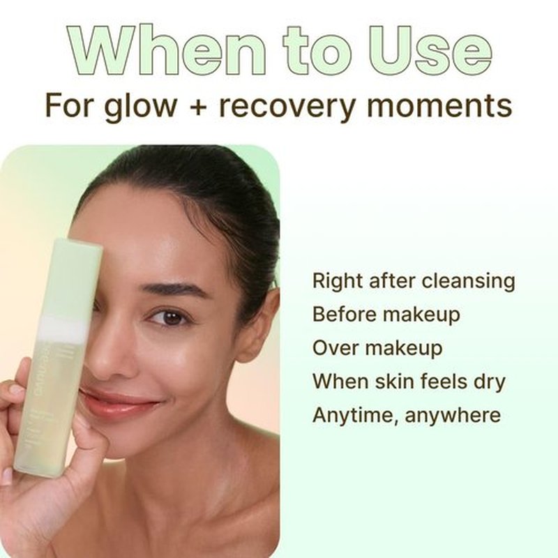beenuvo Recovery Mist Cream, Propolis 20,000 ppm, Panthenol 3%, Lightweight Hydrating Face Moisturizer, Soothing & Radiant Skin, Korean Skin Care (2.70 fl oz)