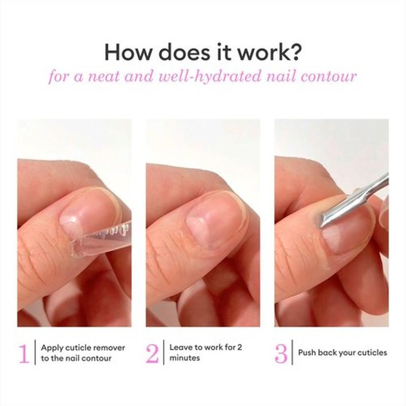Manucurist Cuticle Remover - Gel Formula with 97% Bio-Sourced Ingredients - 0.5 fl oz Bottle