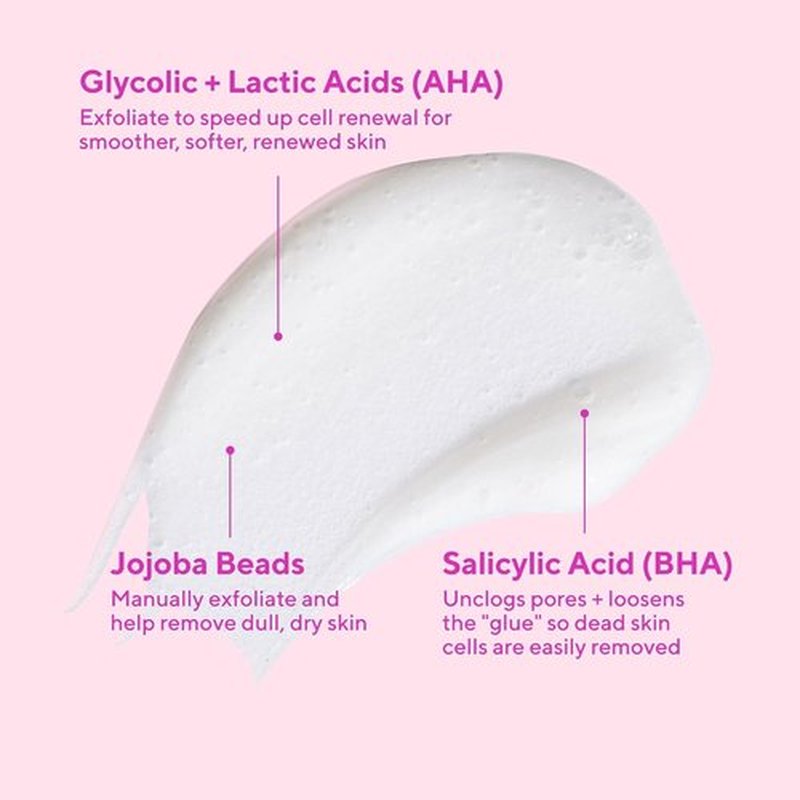 Murad AHA/BHA Exfoliating Cleanser - Triple-Action Face Wash with Salicylic, Lactic & Glycolic Acids - Smooths & Revitalizes Skin